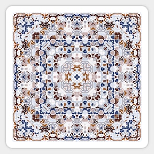 Arabic ornate square pattern Sticker